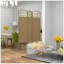 Paravent 3 panneaux, paravent, 5,6 pi, naturel-114730133-114730135