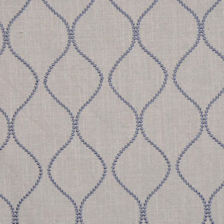 Tissu géométrique Allure Boutique, Denim