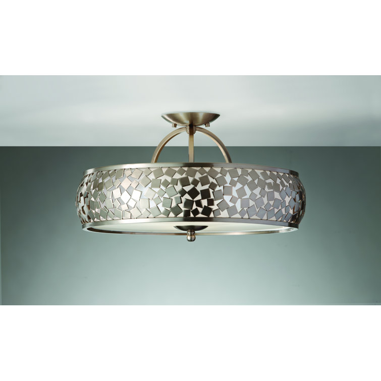 Chevigny Fabric Semi Flush Mount