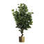 Faux Tree in Metal Planter-101685146-101685145