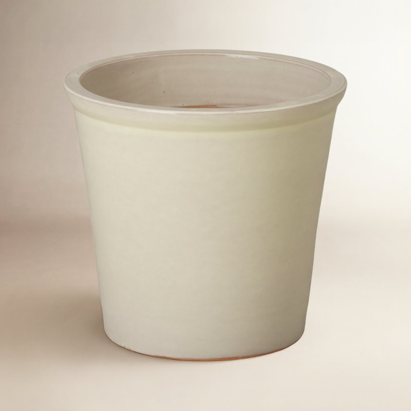 Ceramic Pot Planter, 12'' H x 18'' W x 18'' D