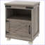 Table basse grise pour le salon HOMcom, rangement polyvalent avec tablette ouverte et amp; Armoire, facile à nettoyer