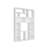 71" Tall Open Bookcase, Wooden Freestanding Shelf with Anti-Tip Kit, Modern Farmhouse Storage for Living Room & Home Office-1357085165