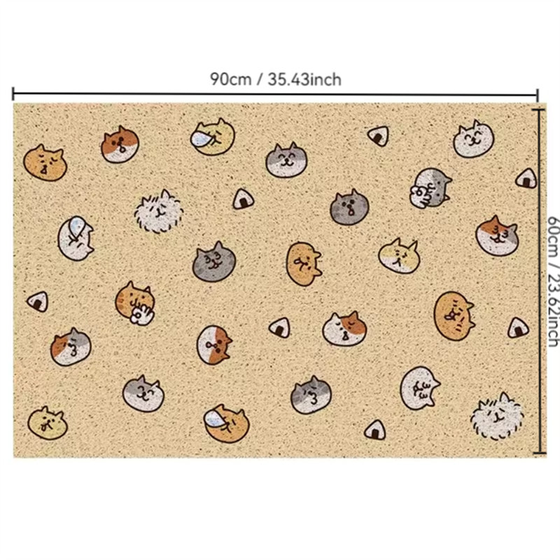 Tapis filtrant pour litière pour chat, H 0,3 po x l 35,43 po x P 23,62 po