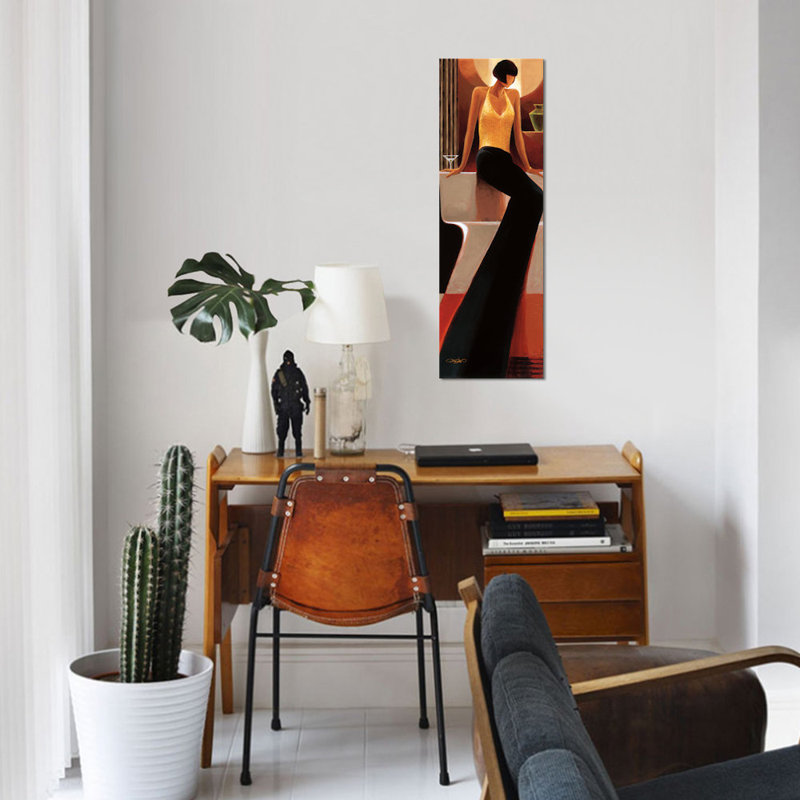«Mystique», reproduction d'impression sur toile tendue, H 48 po x l 16 po x P 1,5 po, Toile tendue