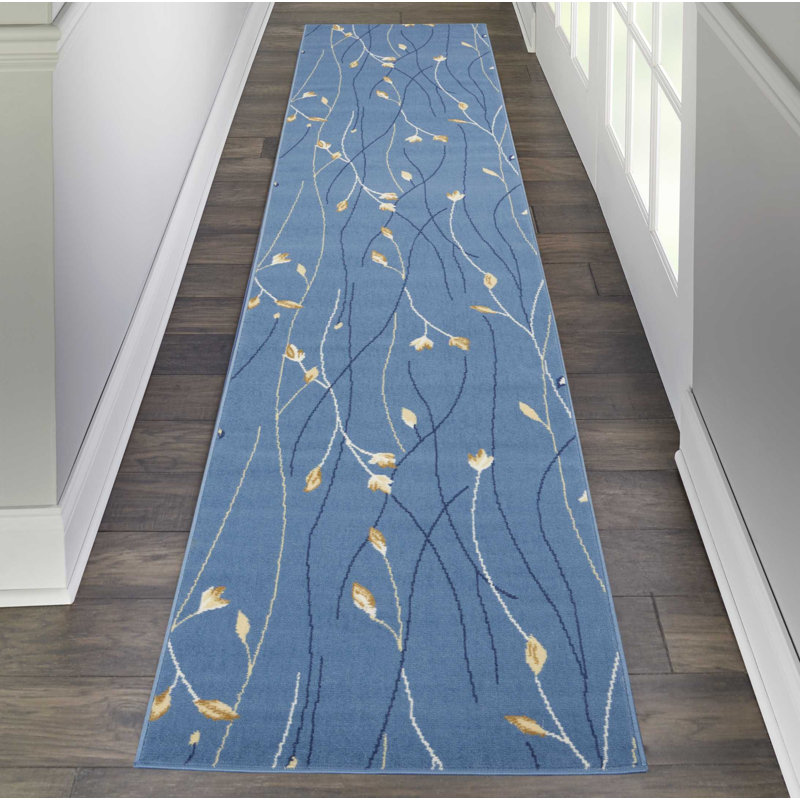 Aratrika Floral Indoor Rug, Runner 2'3" x 12'