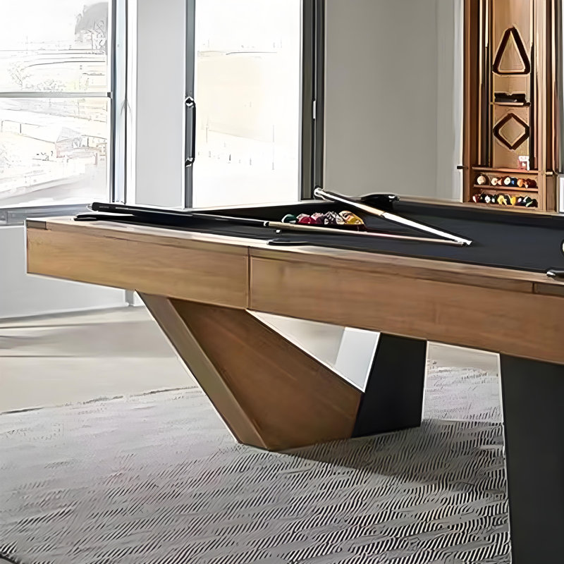 Minimalist Solid Wood 8'Pool Table