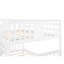 Lit superposé double avec lit gigogne simple Échelle - Aucun sommier requis, robuste et amp; Durable (blanc)-154970939