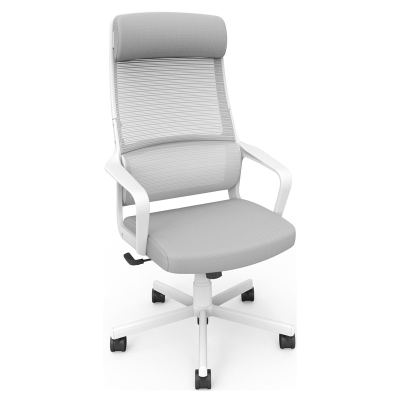 Chaise de travail en filet Northwood, Gris / blanc