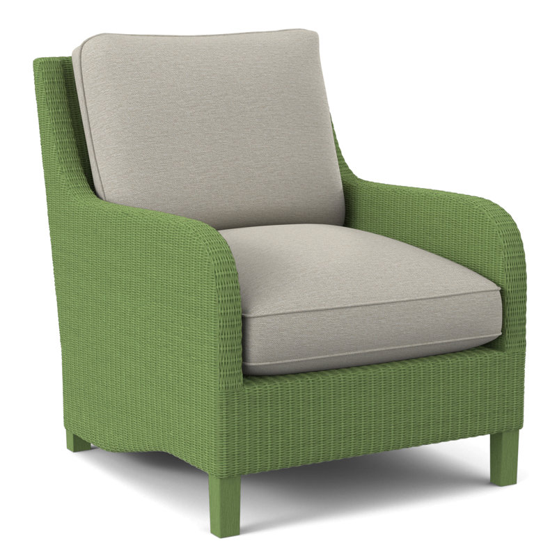 Gibraltar Armchair, Frost White, White Performance Fabric; 0851-94