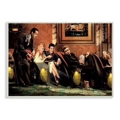 «Theatre Show Vintage Hollywood Movie Star Classic Illustration», impression sur toile