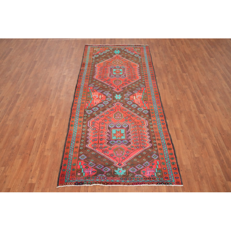 Tapis tribal à motif géométrique traditionnel 5 x 10