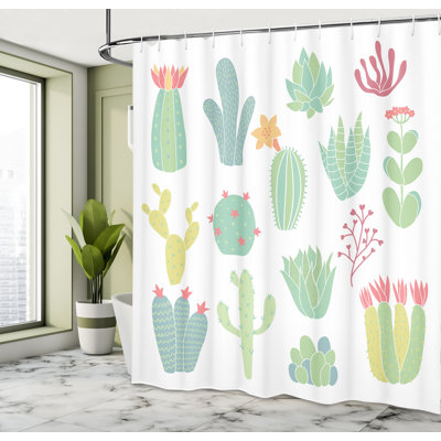 Conswello Shower Curtain with Hooks Included