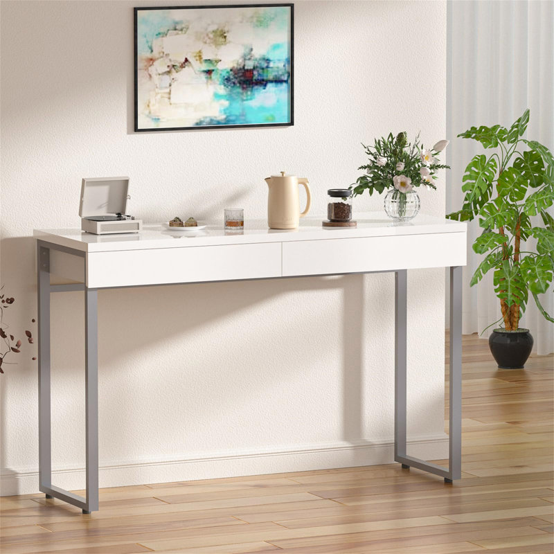 Calis Dressing Table, White/Grey