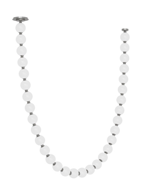 Perle 108 Chandelier, Polished Nickel, 2700K