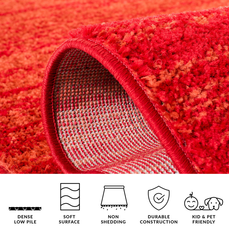Finy Ombre Area Rug, Rectangle 91 x 152 cm