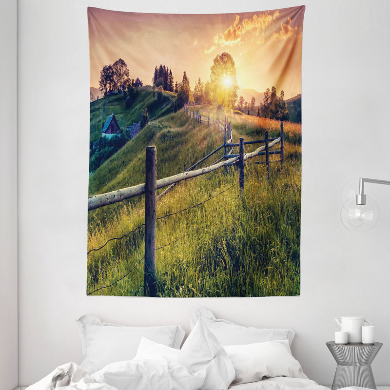 Polyester européen tapisserie, H 80 po x l 60 po