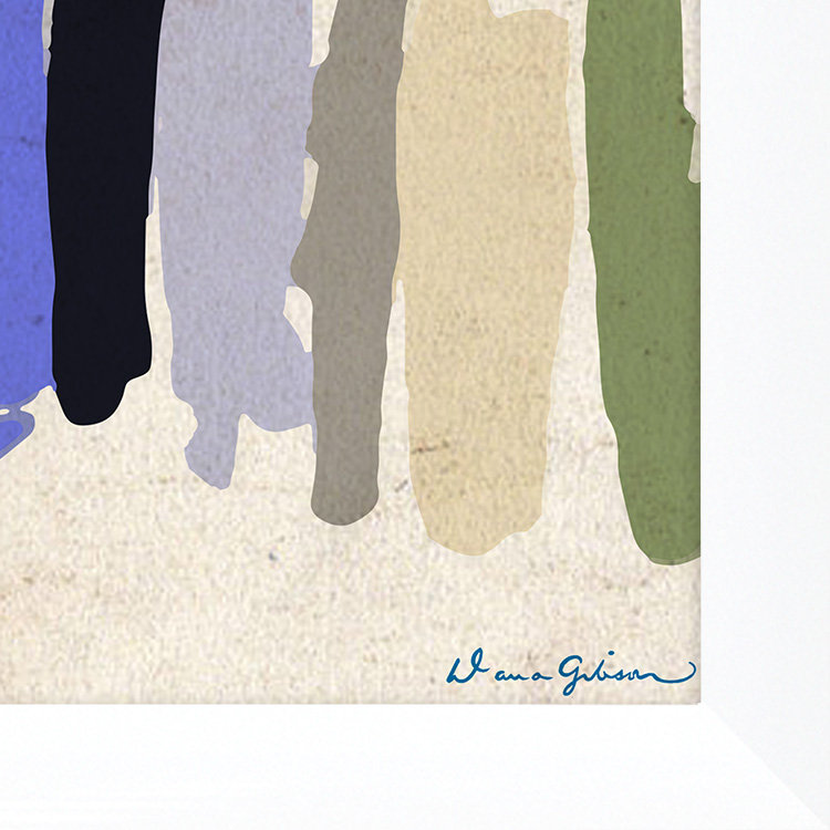Bibliothèque encadrée par Dana Gibson - Reproduction d'art sur papier encadrée