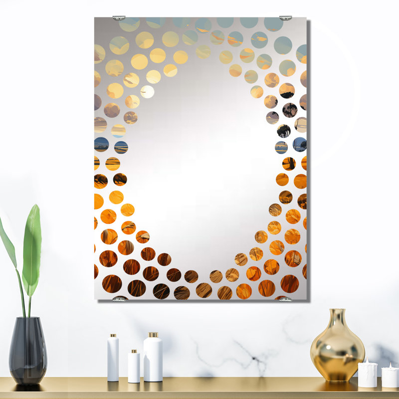 Walczak - Miroir mural romantique grand paysage MIR135911, 32 po x 24 po