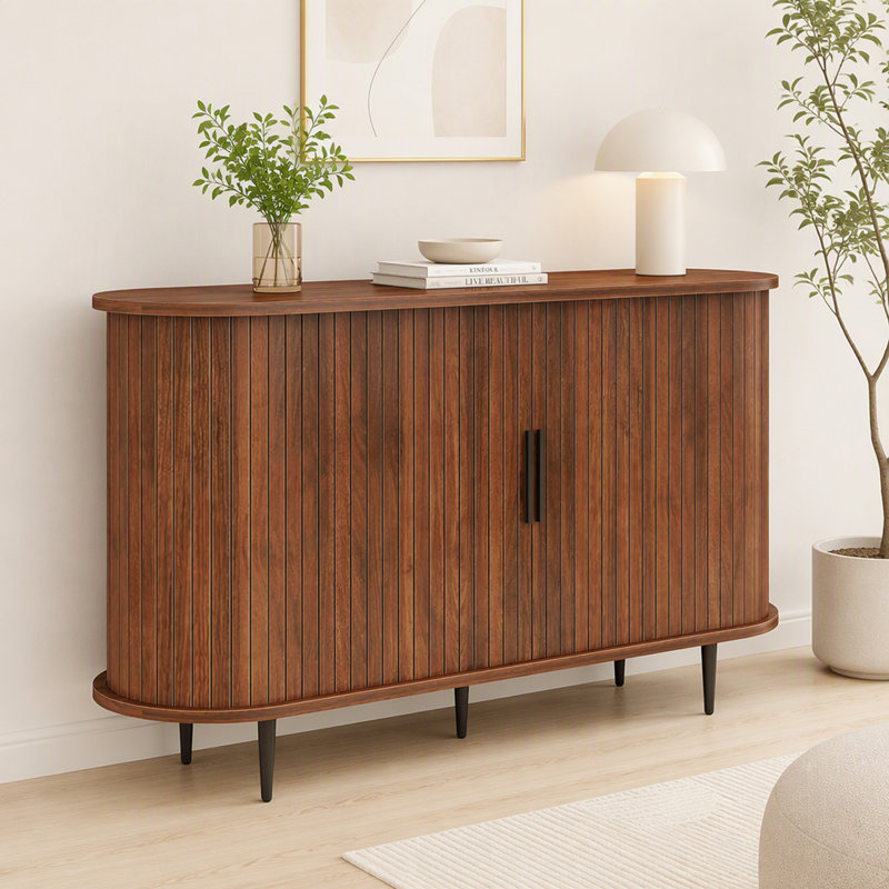 Storage Sideboard with Sliding Door