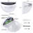 White Solar Powered Integrated LED Step Light-97913346