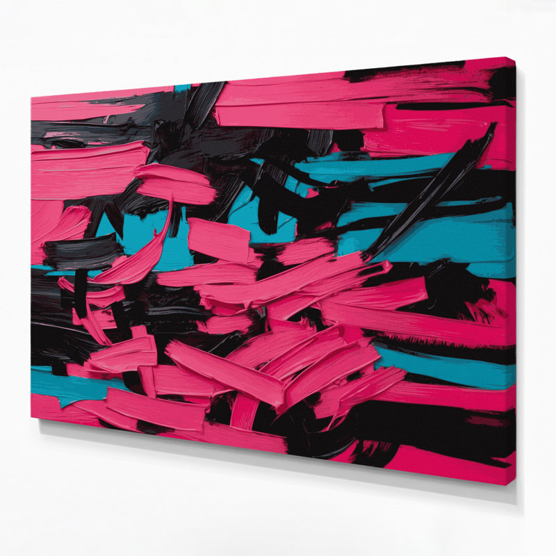 Art mural sur toile Neo Expressionism 8, H 11 po x l 14 po