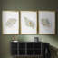 Citron croquis I - toile tendue avec châssis encadré - 3 pièces-177427992-177427995
