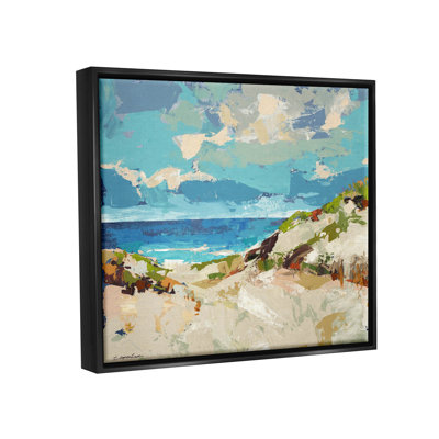 " Abstract Beach Sky Landscape " by Trevor Copenhaver Painting Print