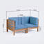 2-Piece Love Seat Set, Beige-405870783
