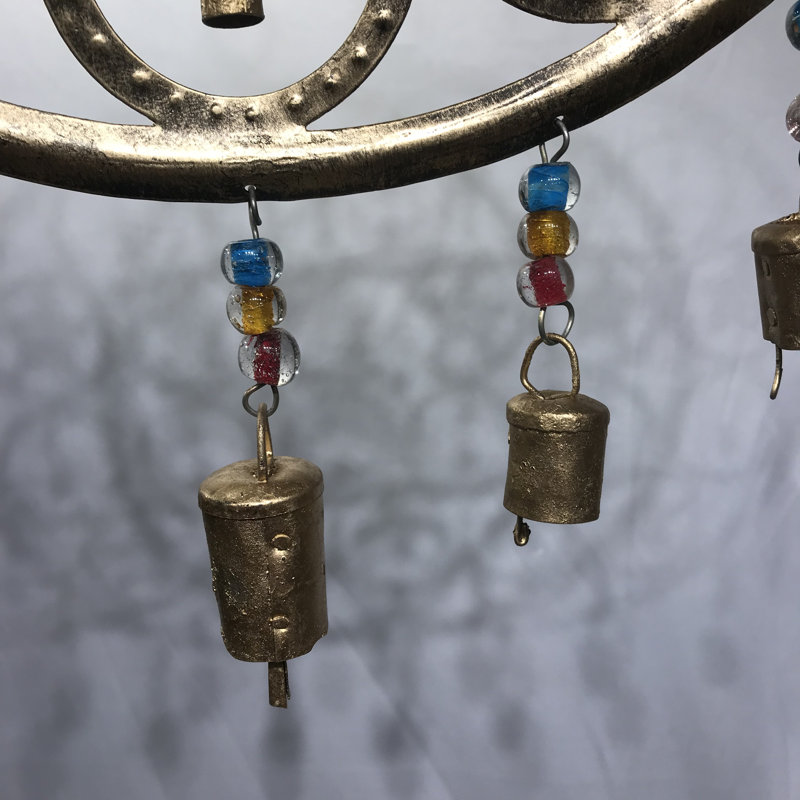 Midnight Sky Bell Chime in Burnt Gold