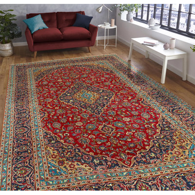 Khusbu Distressed Frederic Red Rug