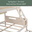 Lit superposé simple au-dessus de double avec lit gigogne Icelynn Kids-394181975