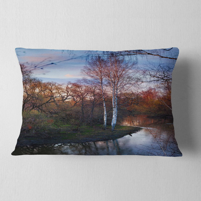 Landscape Reversible Throw Pillow