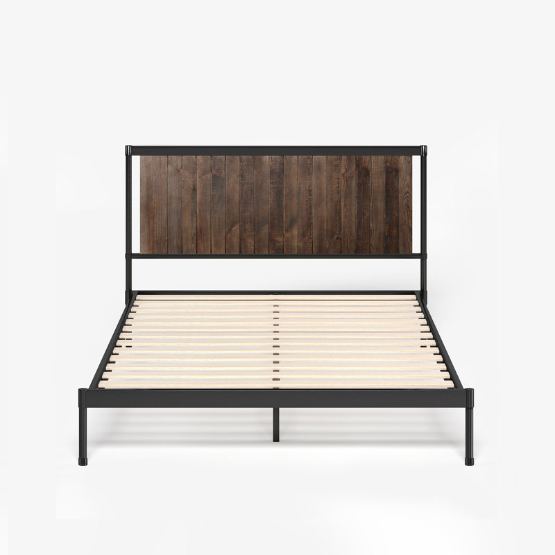 Lit plateforme en métal Zinus Gina, Simple