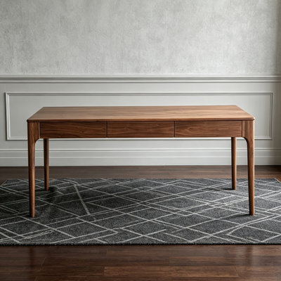 Retro rectangular desk