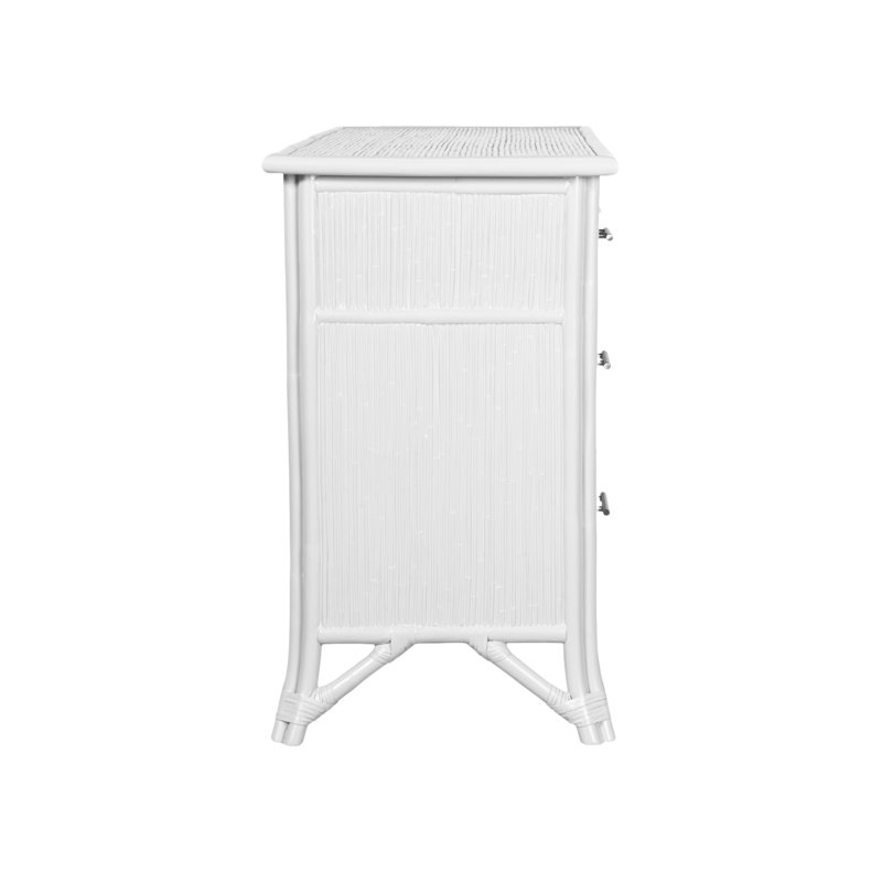 Bermuda 6 - Drawer Dresser, White
