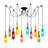 10 - Light Creative Glass Bottle Pendant Lamp