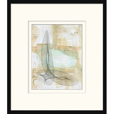 Monoprint 16 - Peinture encadrée sur papier