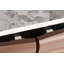 Buffet unique à texture ondulée en 3D, comptoir à autocollant en forme de marbre, style moderne et luxueux, armoire de rangement multifonctionnelle pour salon et salle à manger