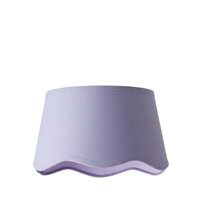 Alazar Linen Blend Empire Lamp Shade ( Slip-On ), Purple, 15cm H x 25cm W x 25cm D