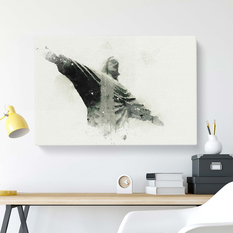 Corcovado in Rio De Janeiro Brazil in Abstract - Wrapped Canvas, 60cm H x 91cm W x 3cm D