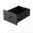 Kitchen Storage Cart with Drop Leaf Drawers and Open Side Racks-1100460179