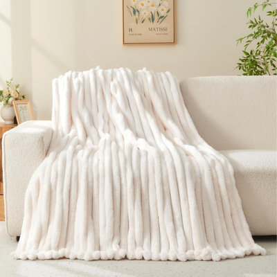 Machine Woven Heated Throw Blanket