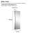 Rectangular Recessed Or Wall Mount Aluminum Frameless Medicine Cabinet Mirror With Adjustable Glass Shelves-894689145