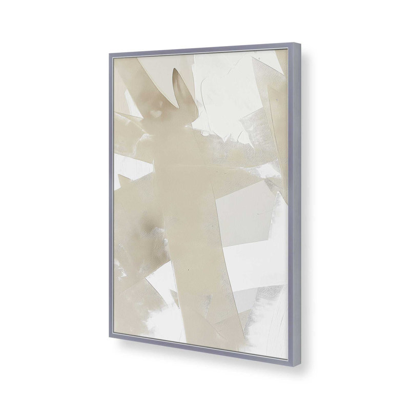 Impression Soft Momentum II, Reproduction encadrée sans passe-partout, H 37,25 po x l 25,25 po x P 1,25 po, Chrome poli