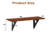 Stephan Metal Base Floating Desk