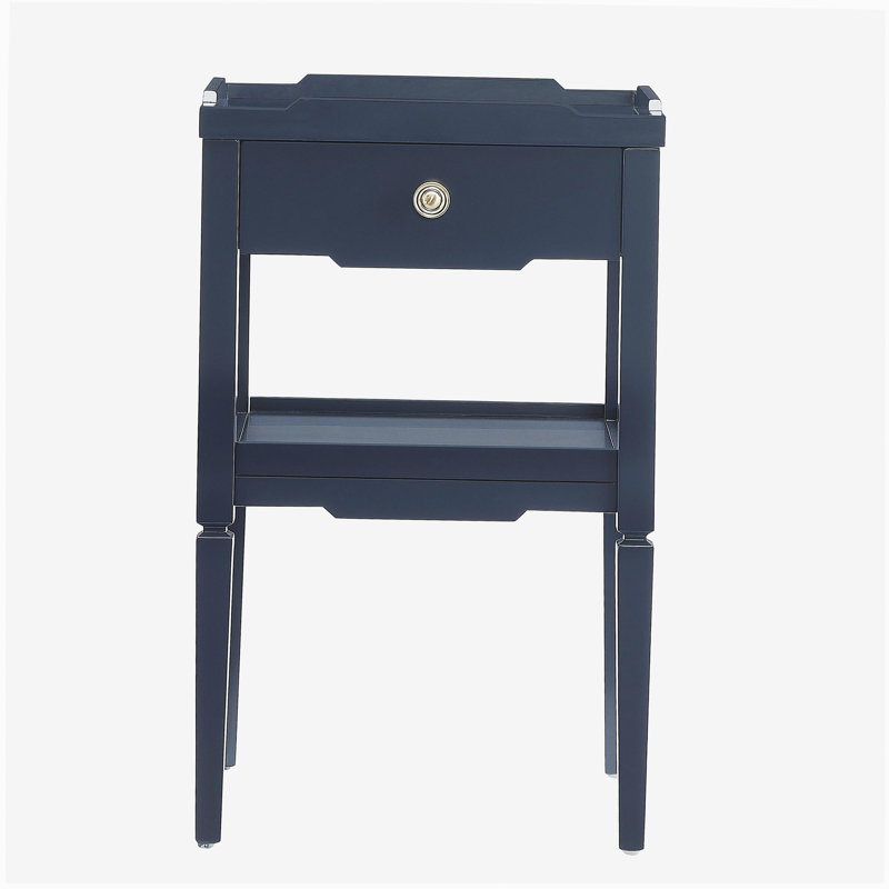 Table de chevet 1 tiroir Foley Midnight Blue
