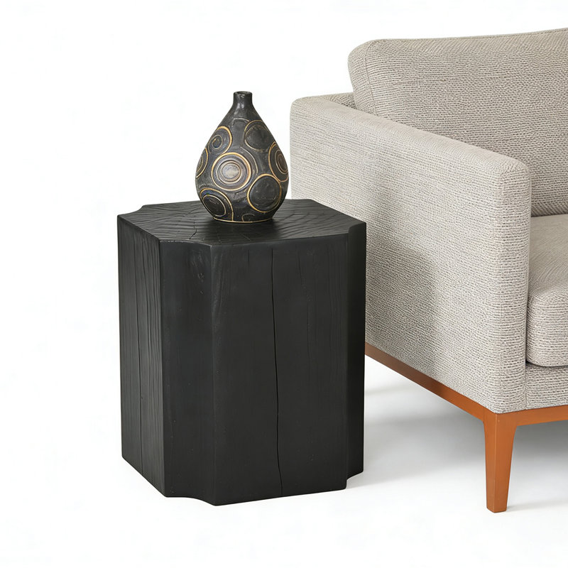 Table d'appoint table d'appoint brun clair