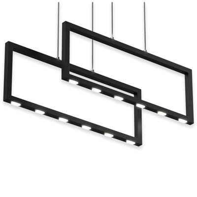 Luminaire suspendu à 2 lumières DEL