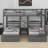 Space Saving Triple Bunk Bed with Built-in Drawers